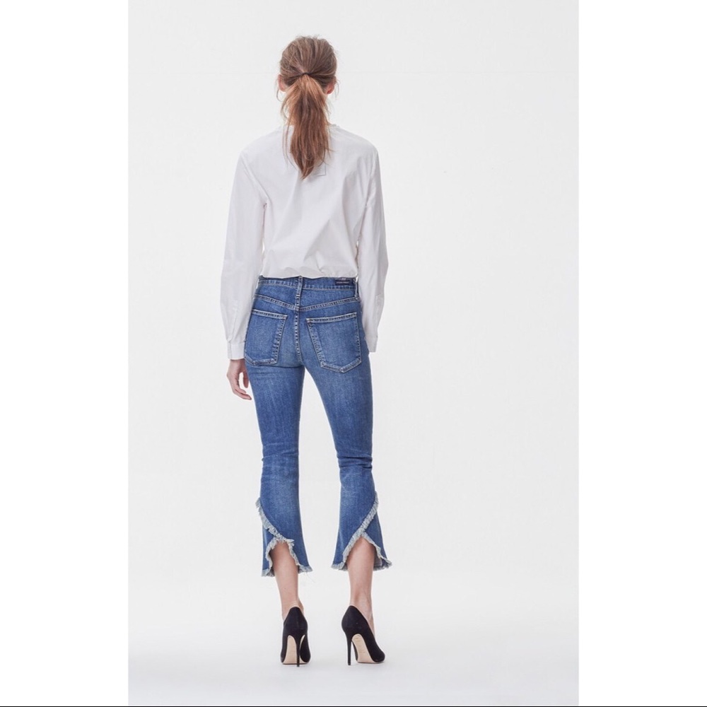 Citizens of Humanity Drew Fray Crop Flare NWOT